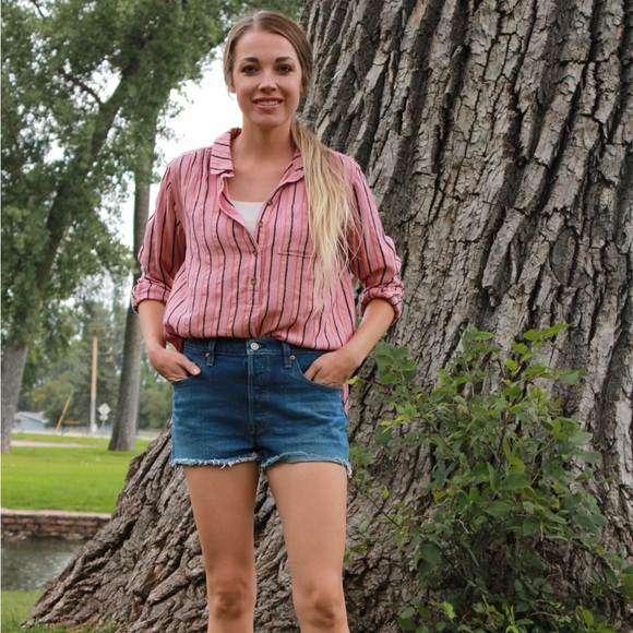 Levi Strauss & Co. (501) Button Fly Cut Off Shorts - Picture 7 of 7